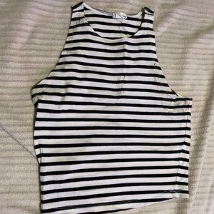 Crop top with high neckline size XS, Garage